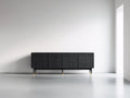 Mobile ingresso - Legno-Metallo - 160 x 40 x 78 cm - Nero-Oro - stile moderno elegante