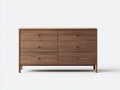 Cassettiera - Legno - 120 x 45 x 82 cm - Marrone chiaro - Stile moderno
