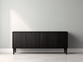 Mobile ingresso - Legno - 170x40x75 cm - Nero - Design minimalista