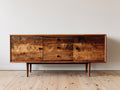 Mobile ingresso - Legno - 160 x 40 x 80 cm - Marrone naturale - stile moderno rustico